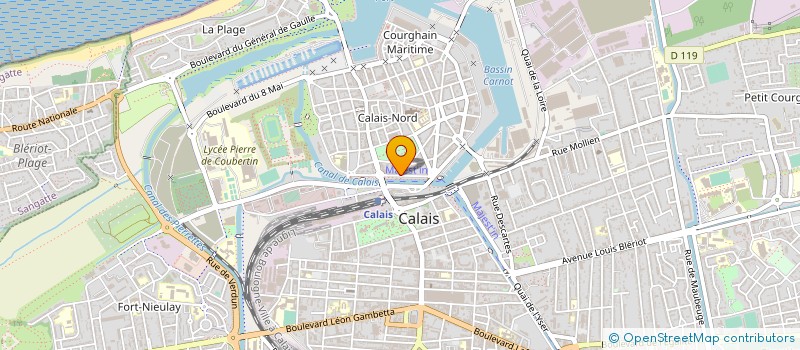 localisation de l'entreprise MADAME HELENE BOSC  CALAIS