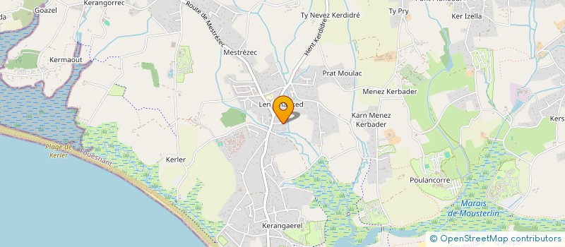 localisation de l'entreprise MADAME HELENE BOTOREL  FOUESNANT