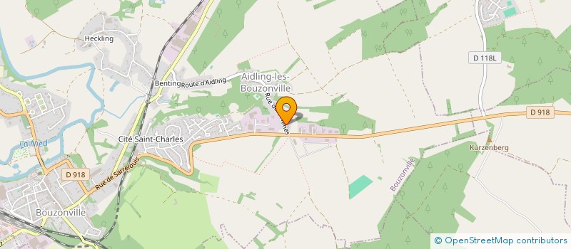 localisation de l'entreprise MADAME HELENE BOUARD BORR  VLFLING-LES-BOUZONVILLE