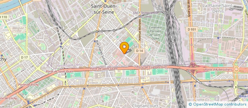 localisation de l'entreprise MADAME HELENE BOUCHET à SAINT-OUEN-SUR-SEINE