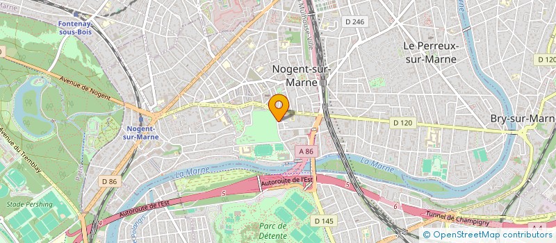 localisation de l'entreprise MADAME HELENE BOUCHETTE  NOGENT-SUR-MARNE