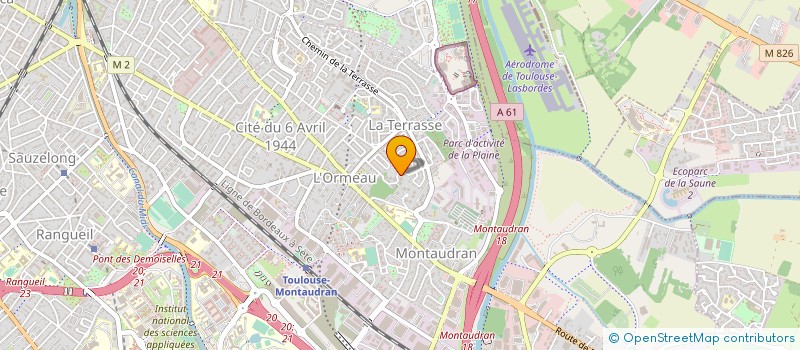 localisation de l'entreprise MADAME HELENE BOUE à TOULOUSE