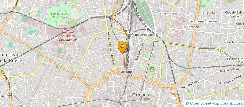 localisation de l'entreprise MADAME HELENE BOUGIER  ORLEANS