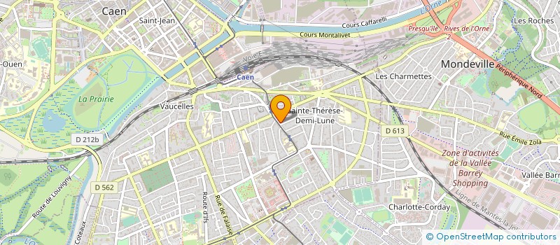 localisation de l'entreprise MADAME HELENE BOUGY à CAEN