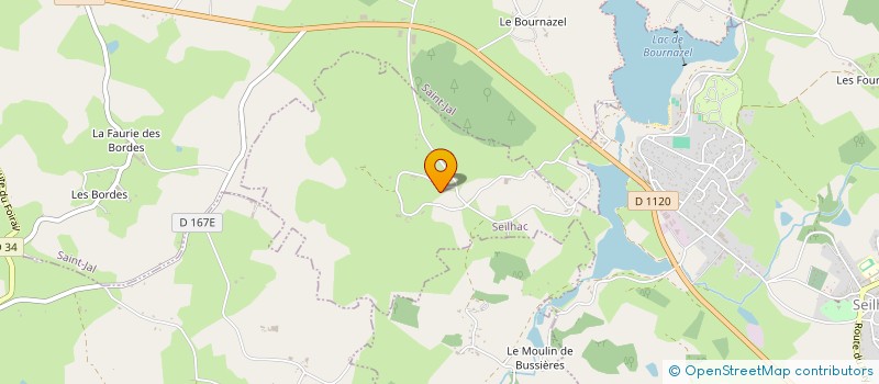 localisation de l'entreprise MADAME HELENE BOUILHAC  SEILHAC