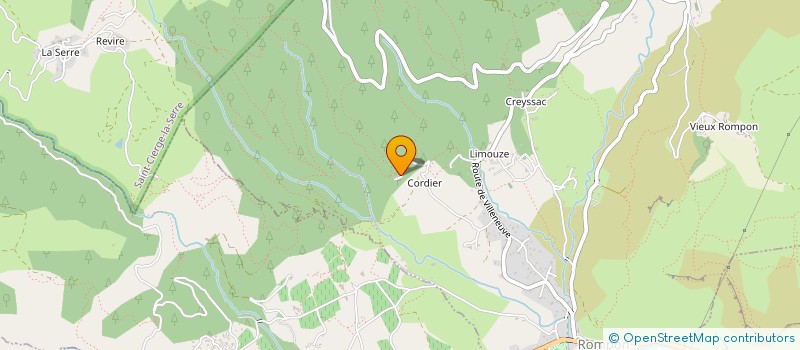 localisation de l'entreprise MADAME HELENE BOULANGER  LE POUZIN