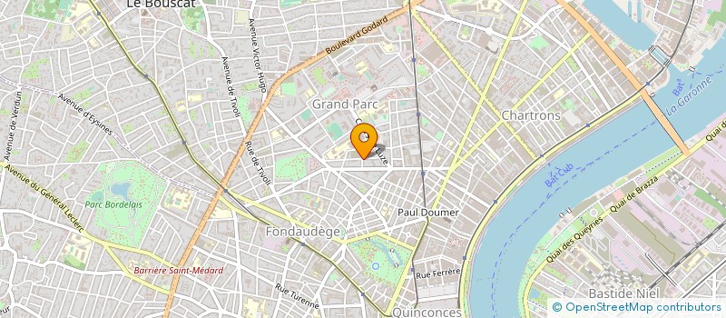 localisation de l'entreprise MADAME HELENE BOULET à BORDEAUX