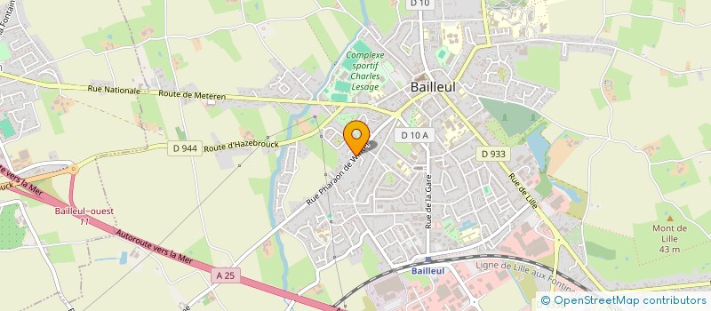 localisation de l'entreprise MADAME HELENE BOULINGUIEZ  BAILLEUL