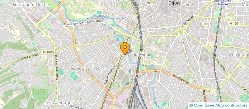 localisation de l'entreprise MADAME HELENE BOURGEON  DIJON