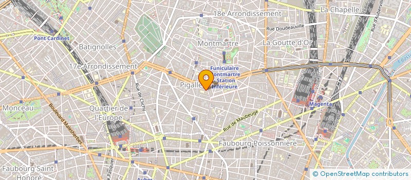 localisation de l'entreprise MADAME HELENE BOURGOIN LAMBERT  PARIS