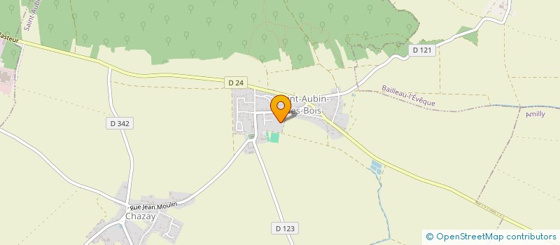 localisation de l'entreprise MADAME HELENE BOURGUIN à SAINT-AUBIN-DES-BOIS
