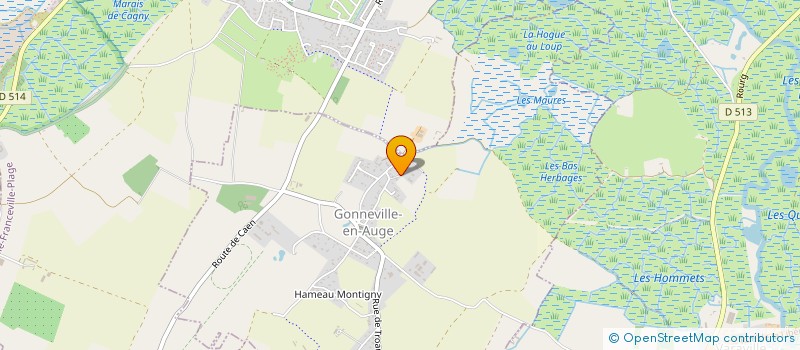 localisation de l'entreprise MADAME HELENE BOURHIS  GONNEVILLE-EN-AUGE