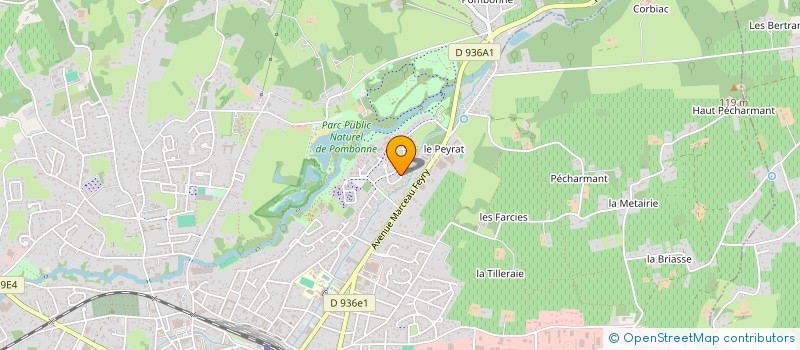 localisation de l'entreprise MADAME HELENE BOUSQUET à BERGERAC