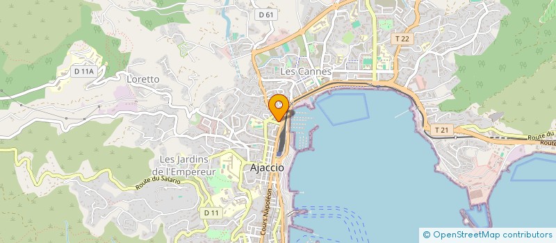 localisation de l'entreprise MADAME HELENE BOUTTAUD à AJACCIO
