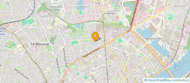 localisation de l'entreprise MADAME HELENE BOYER à LE BOUSCAT