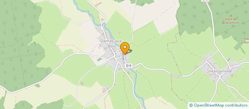 localisation de l'entreprise MADAME HELENE BRAGANTI  DAMAS-AUX-BOIS