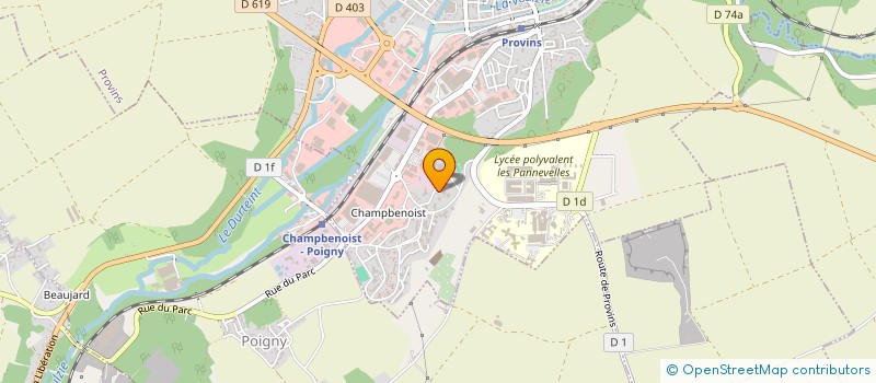 localisation de l'entreprise MADAME HELENE BRASSART  PROVINS