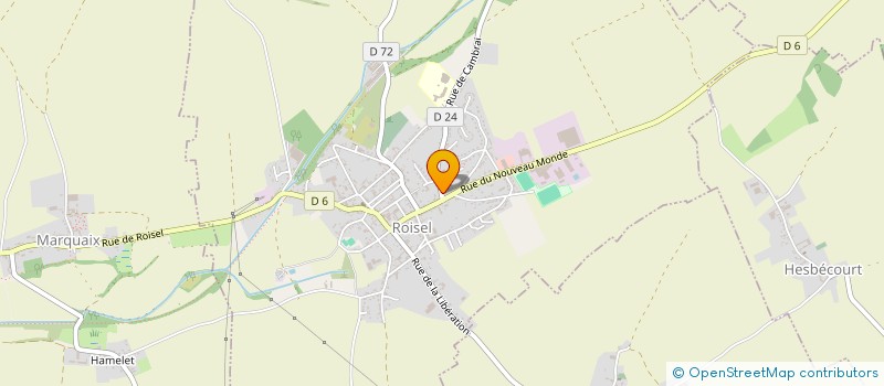 localisation de l'entreprise MADAME HELENE BRASSELET  ROISEL