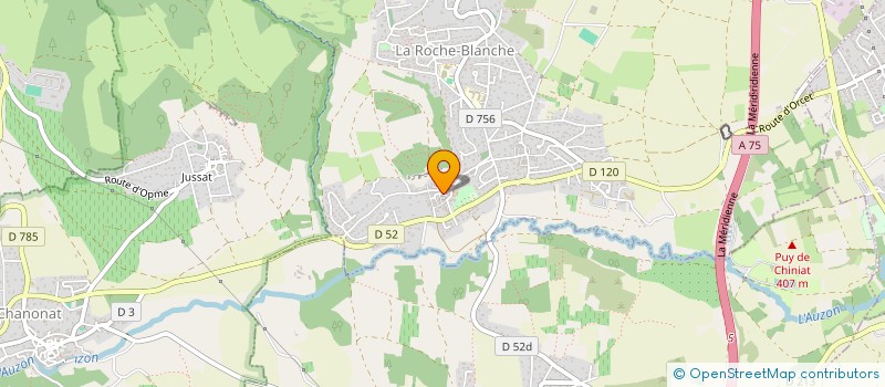 localisation de l'entreprise MADAME HELENE BRASSET  LA ROCHE-BLANCHE