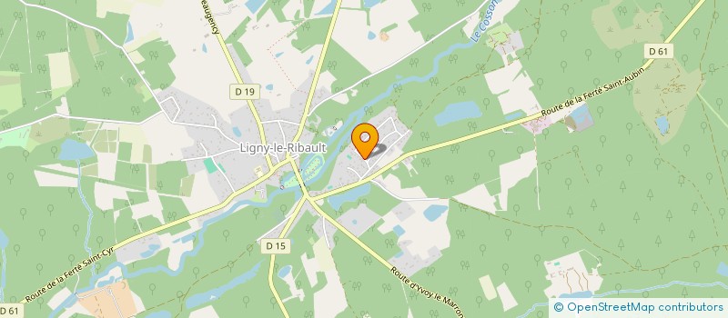 localisation de l'entreprise MADAME HELENE BRAZ à LIGNY-LE-RIBAULT