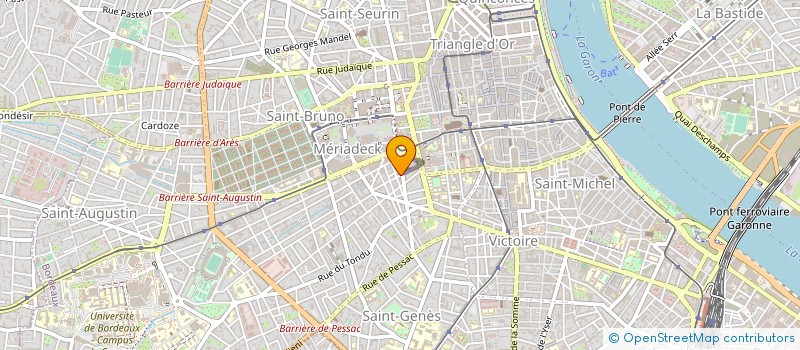 localisation de l'entreprise MADAME HELENE BREDY  BORDEAUX