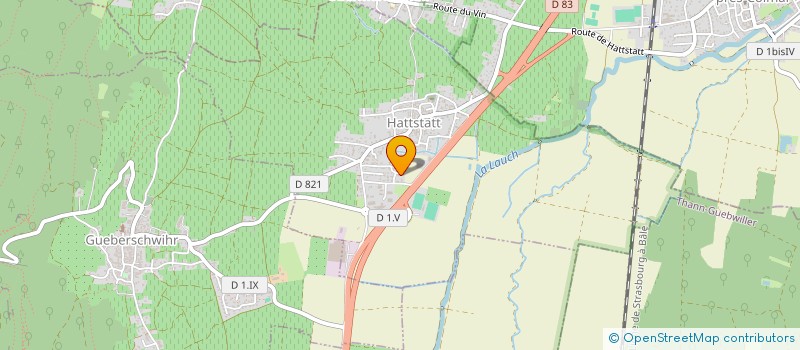 localisation de l'entreprise MADAME HELENE BRENNER  HATTSTATT