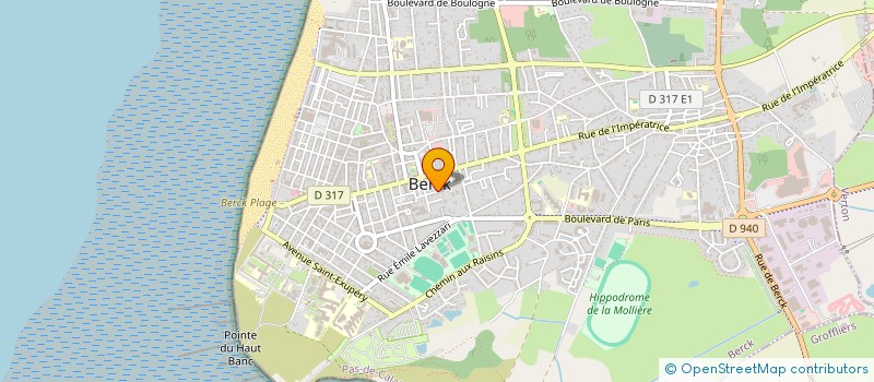 localisation de l'entreprise MADAME HELENE BRETON à BERCK