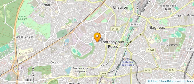 localisation de l'entreprise MADAME HELENE BRIAND à FONTENAY-AUX-ROSES