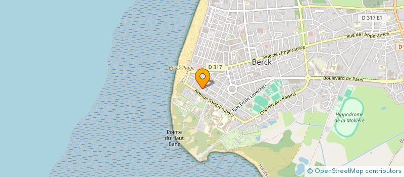 localisation de l'entreprise MADAME HELENE BRICHE à BERCK