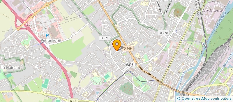 localisation de l'entreprise MADAME HELENE BRIDELLE à ANZIN