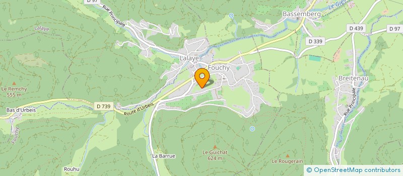 localisation de l'entreprise MADAME HELENE BRISSON  FOUCHY