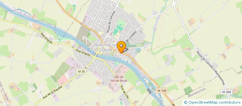 localisation de l'entreprise MADAME HELENE BRODIN à QUESNOY-SUR-DEULE