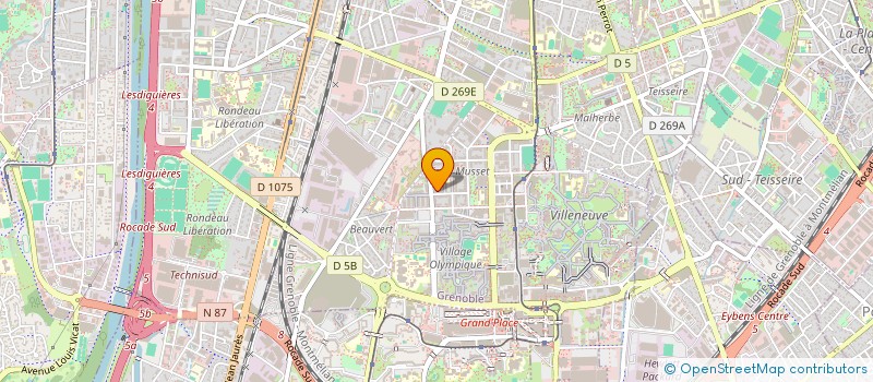 localisation de l'entreprise MADAME HELENE BROIHANNE à GRENOBLE