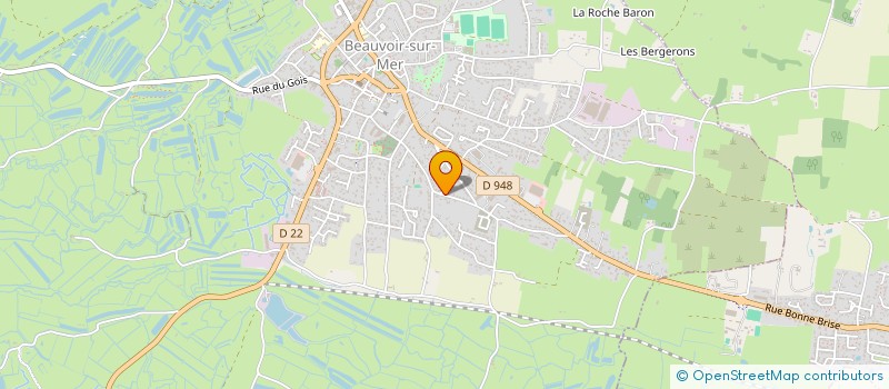 localisation de l'entreprise MADAME HELENE BROSSARD à BEAUVOIR-SUR-MER