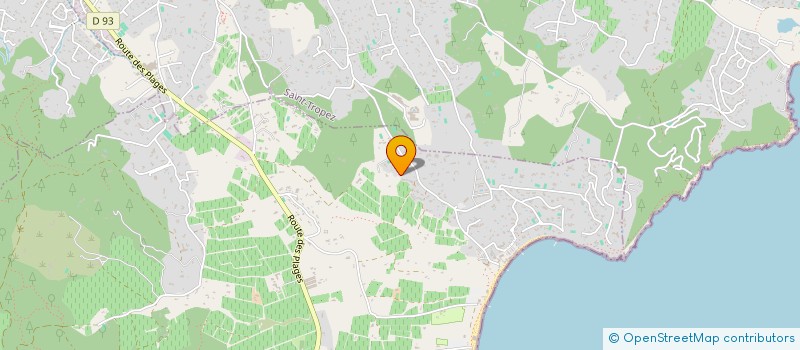 localisation de l'entreprise MADAME HELENE BROSSEL  RAMATUELLE