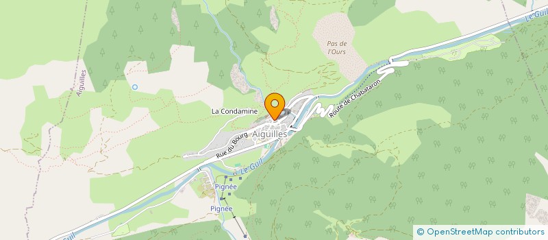 localisation de l'entreprise MADAME HELENE BROWN  AIGUILLES