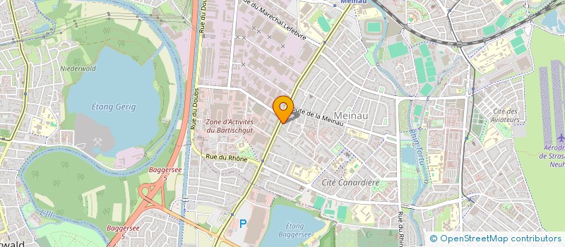 localisation de l'entreprise MADAME HELENE BRUMTER à STRASBOURG