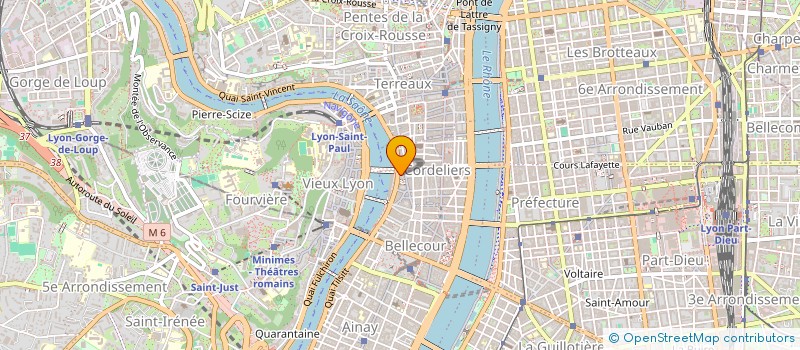 localisation de l'entreprise MADAME HELENE BRUN  LYON