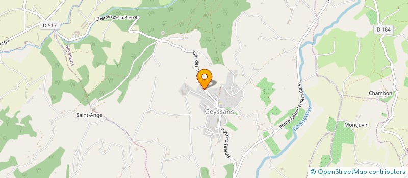 localisation de l'entreprise MADAME HELENE BRUNEL  GEYSSANS