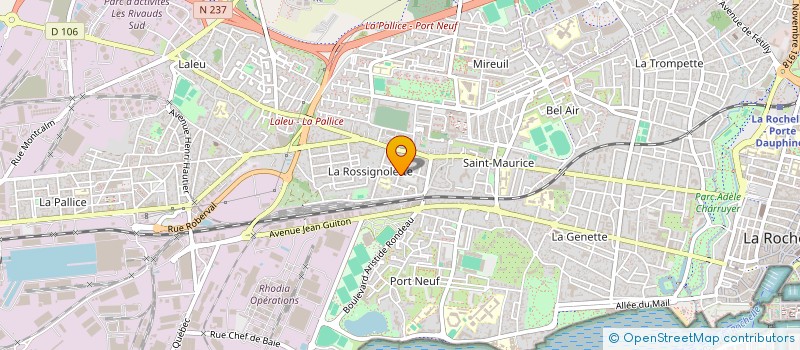 localisation de l'entreprise MADAME HELENE BUISSON  LA ROCHELLE