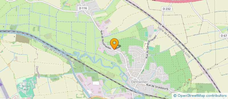 localisation de l'entreprise MADAME HELENE BURCKEL  DETTWILLER