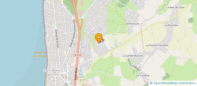 localisation de l'entreprise MADAME HELENE BUREL à SAINT-BREVIN-LES-PINS