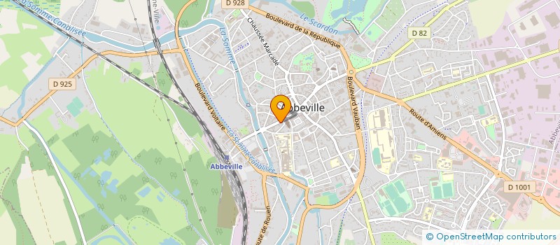 localisation de l'entreprise MADAME HELENE CADIX à ABBEVILLE