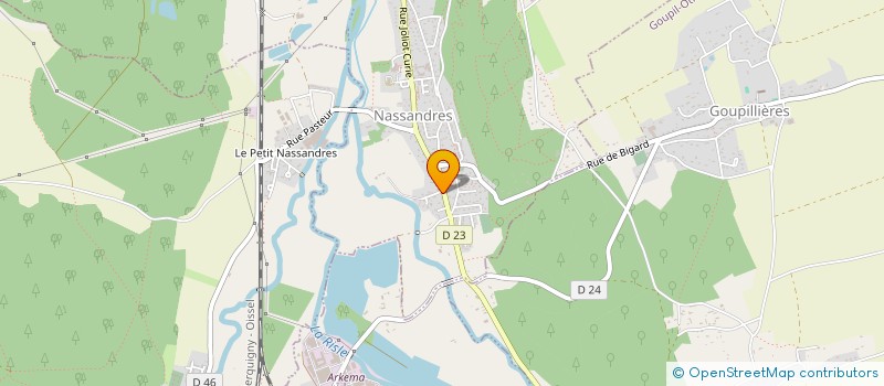 localisation de l'entreprise MADAME HELENE CAHON  NASSANDRES SUR RISLE