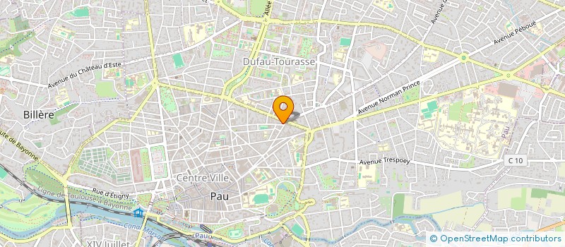 localisation de l'entreprise MADAME HELENE CAILLE à PAU