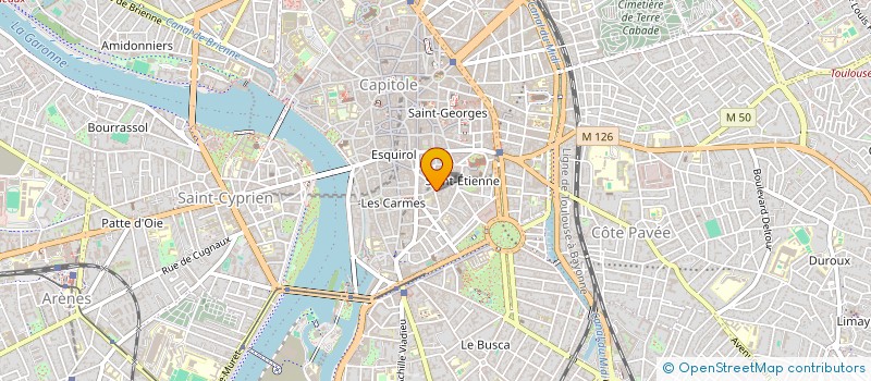 localisation de l'entreprise MADAME HELENE CALAS  TOULOUSE