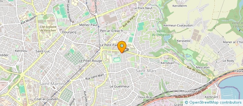 localisation de l'entreprise MADAME HELENE CALDERONI  BREST
