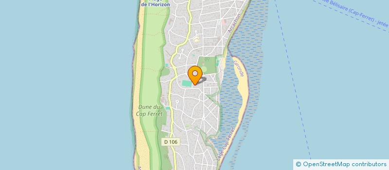 localisation de l'entreprise MADAME HELENE CALLEN  LEGE-CAP-FERRET