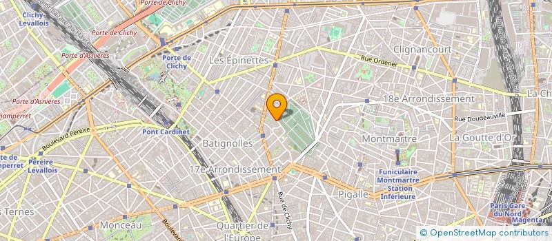 localisation de l'entreprise MADAME HELENE CALZONE  PARIS