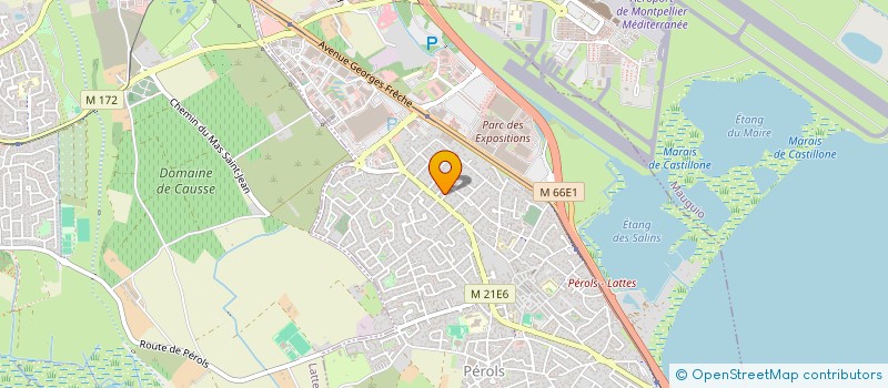 localisation de l'entreprise MADAME HELENE CAMBON  PEROLS